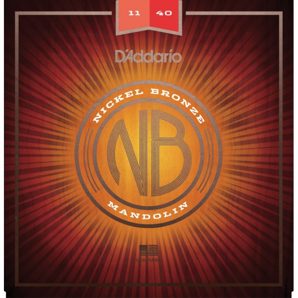 D'Addario NBM1140, 011 - 040 Nickel Bronze Medium